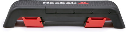 Professional 47-Inch Long Multi-Purpose Aerobic, Cardio, and Strength Challenging Home Fitness Deck Bench, Black